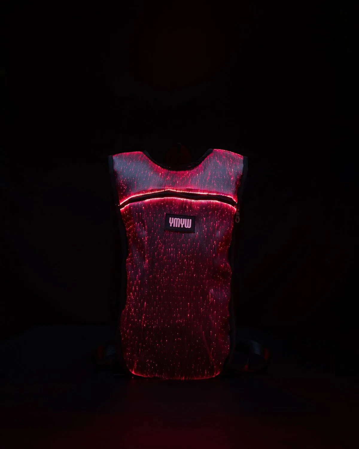 Fiber Optic LED Light Up Hydropack | YMYW Collection Black