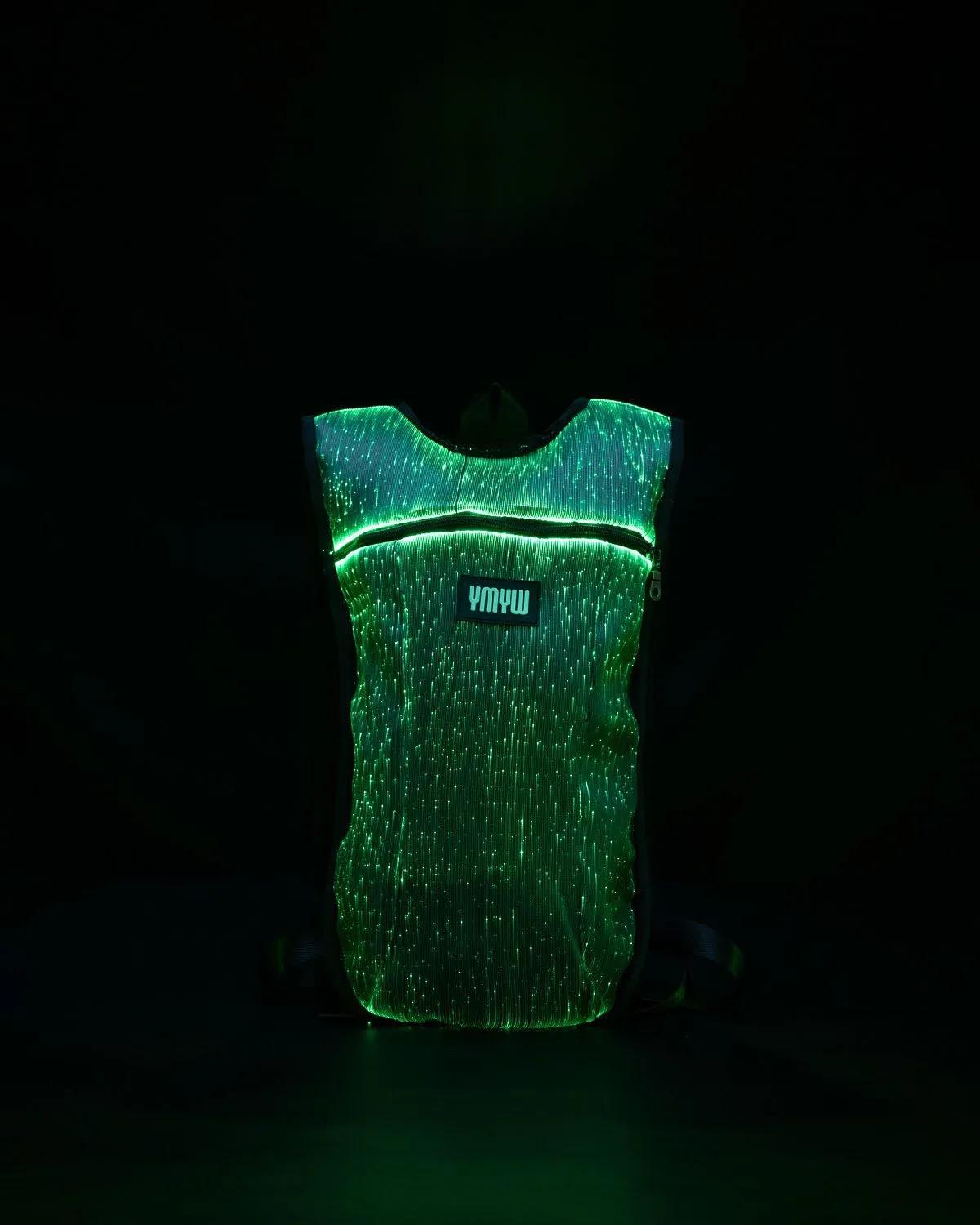 Fiber Optic LED Light Up Hydropack | YMYW Collection Black