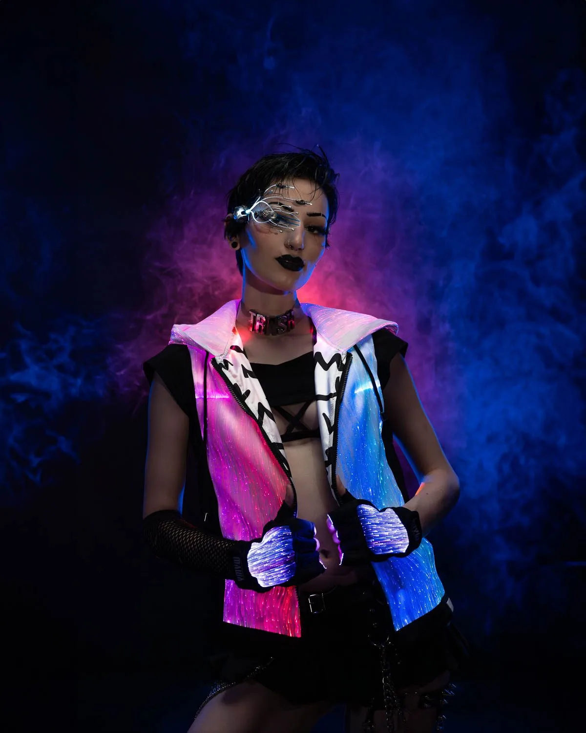 Rave Outfit LED Light Up Hoodie For Women | Yourmindyourworld