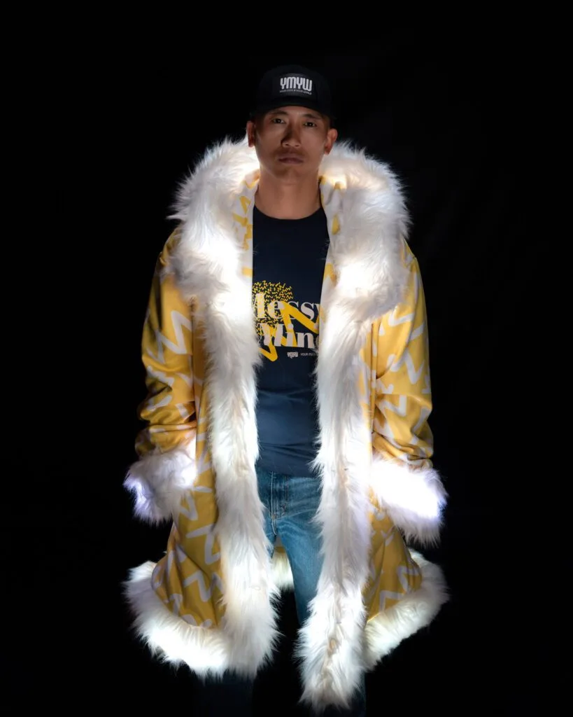 Faux Fur Coat Light_up Jacket | Your Mind Your World