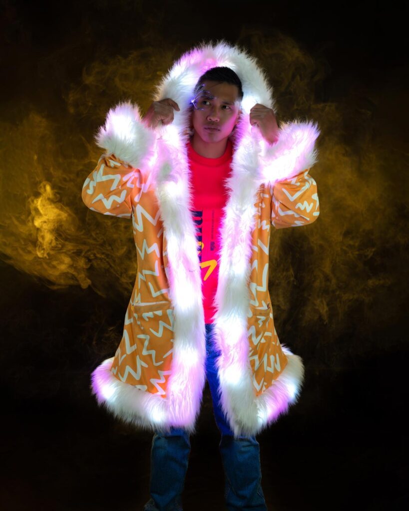 Boho Chic Style LED Fur Coat | Your Mind Your World