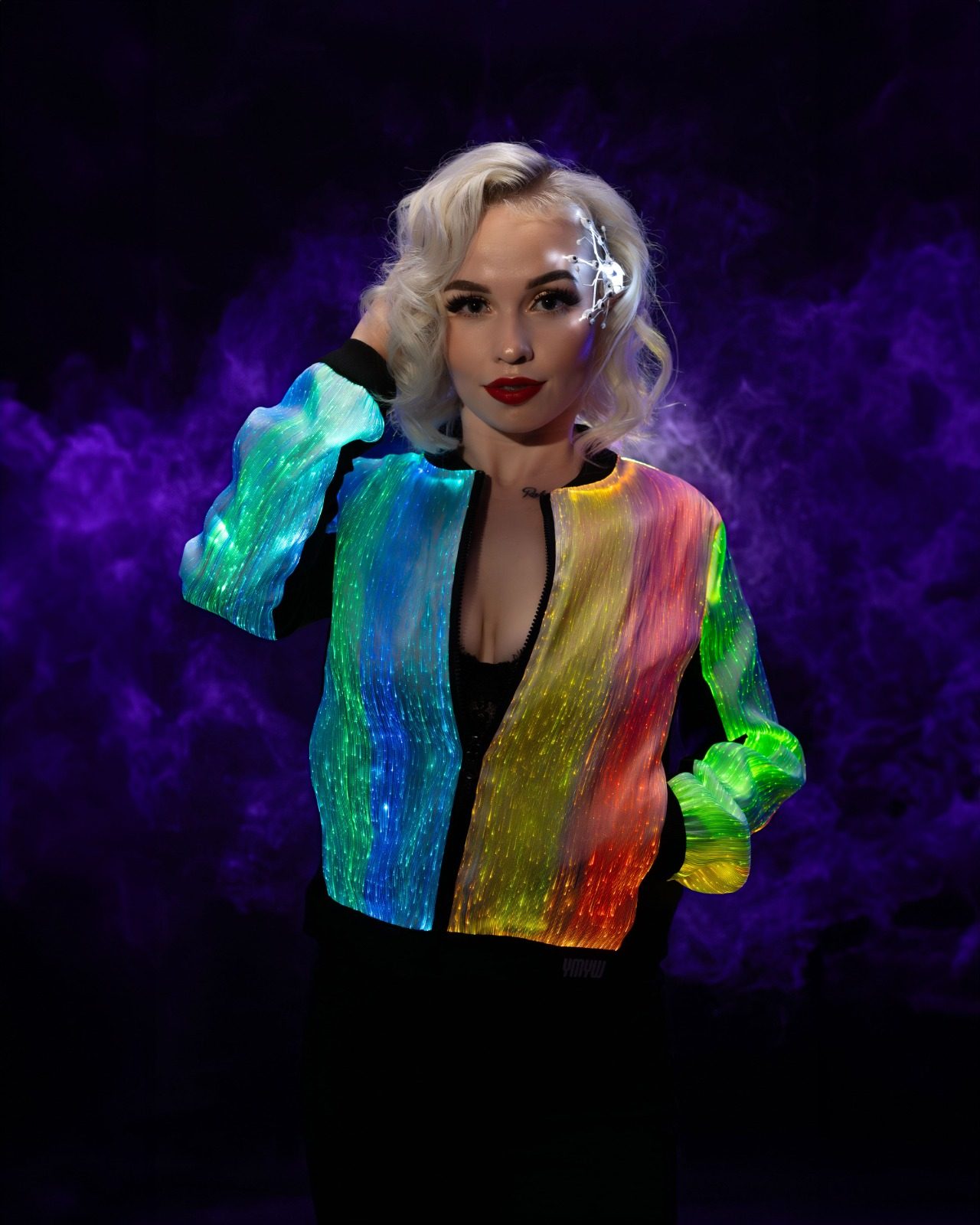 Rave Outfits Christmas Fashion, Light Up clothing, Light up hoodie | Your Mind Your World