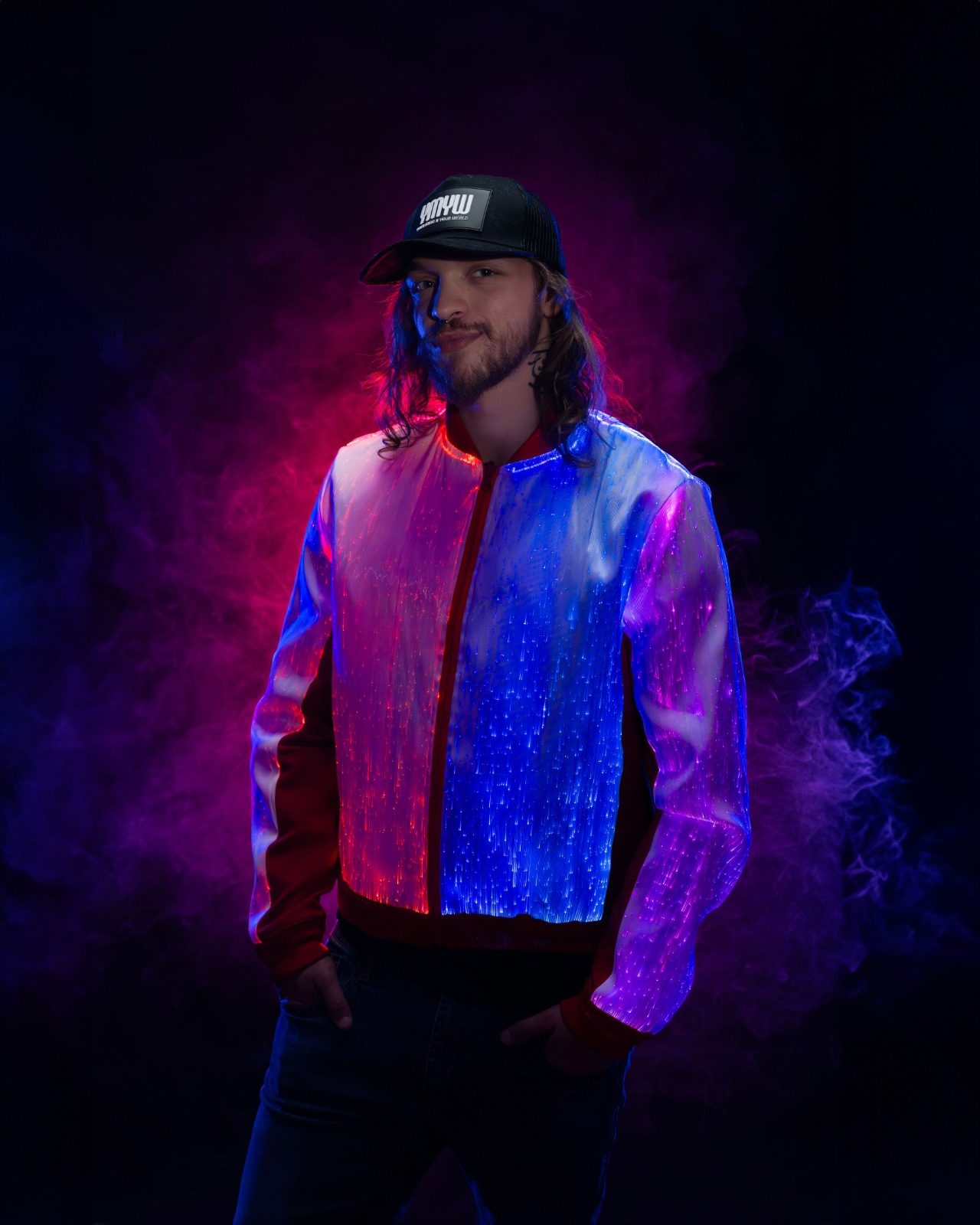 Rave Outfits Christmas Fashion. LED Clothing, Light Up hoodie | Your Mind Your World