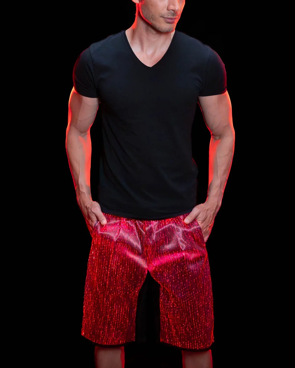 LED Light Up Shorts for men