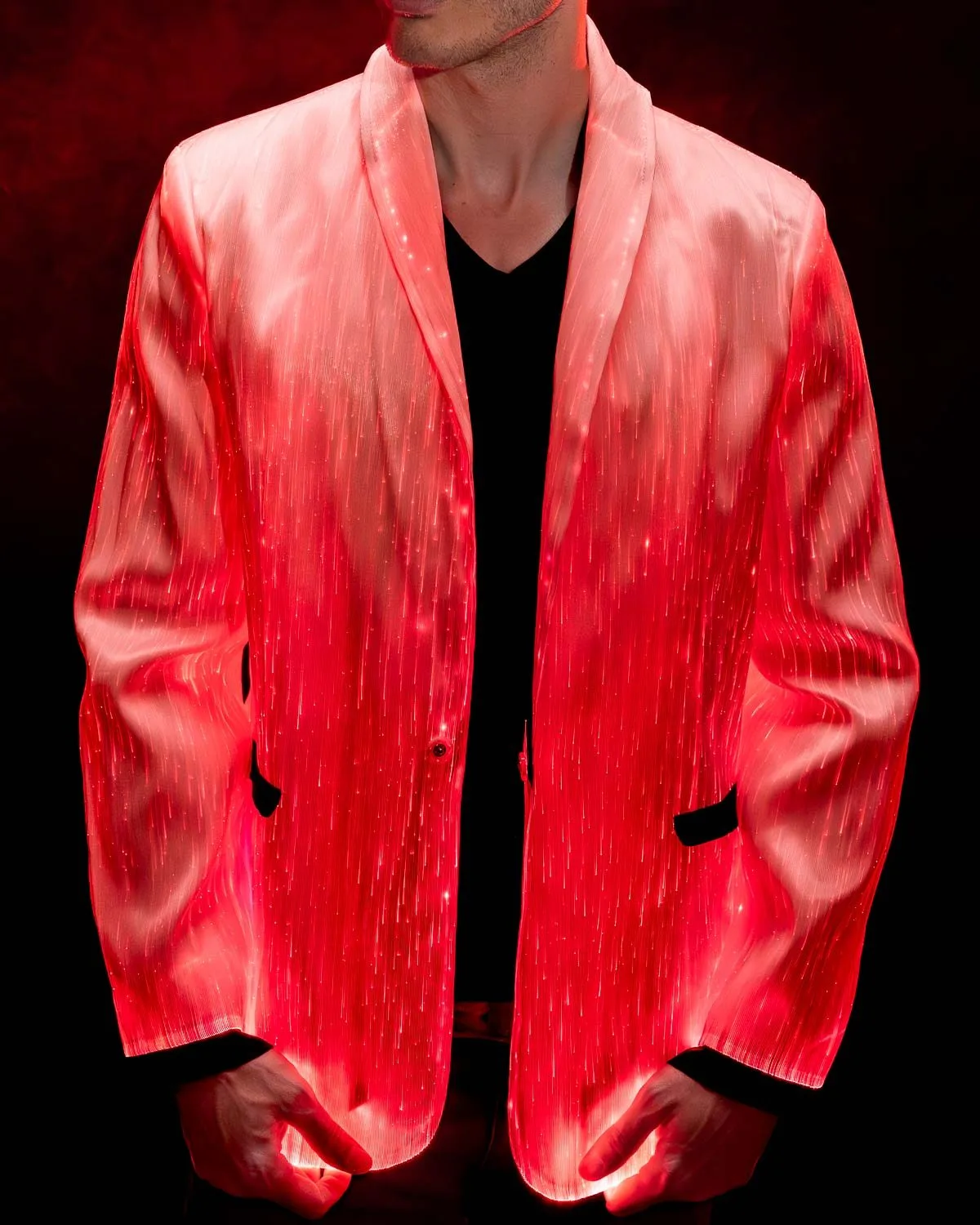 LED Light Up Suit Jacket for men