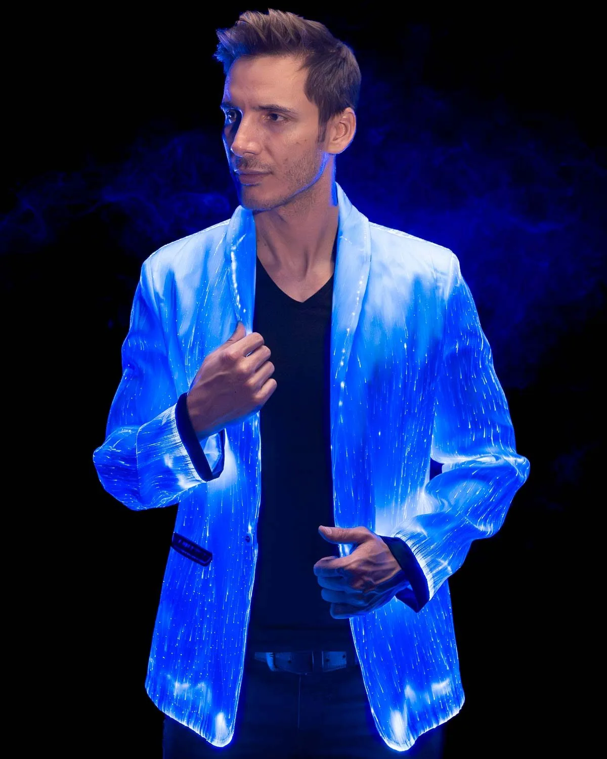 LED Light Up Suit Jacket for men