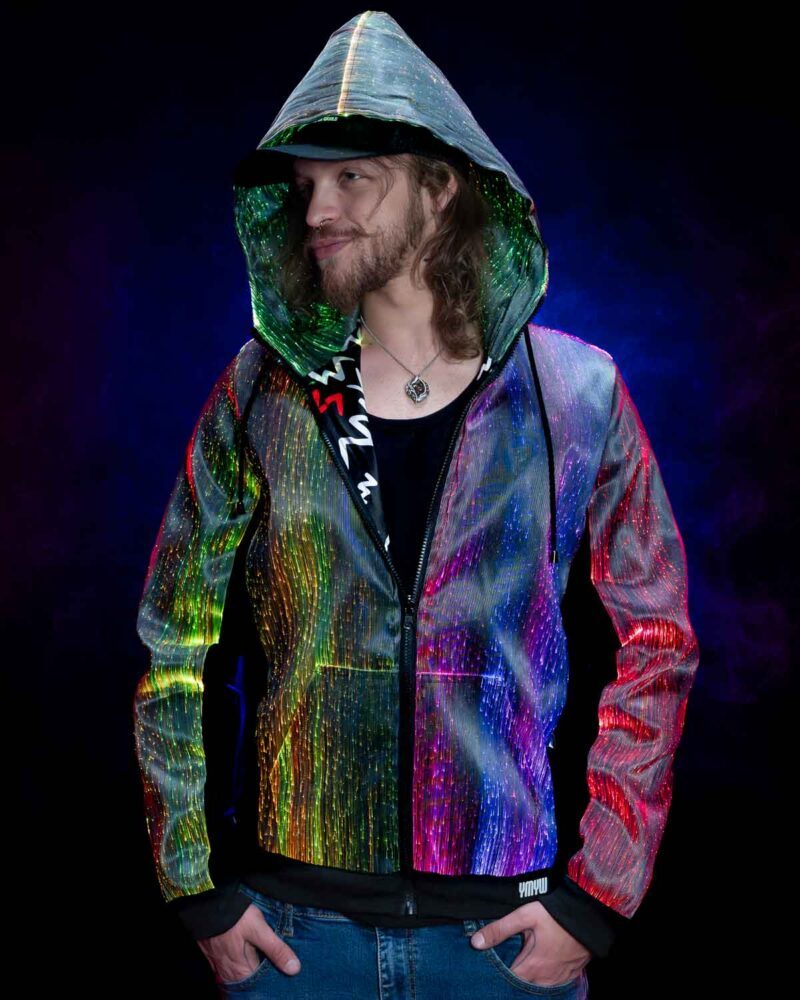 Rave fashion edc outfits led hoodie for men | YMYW brand