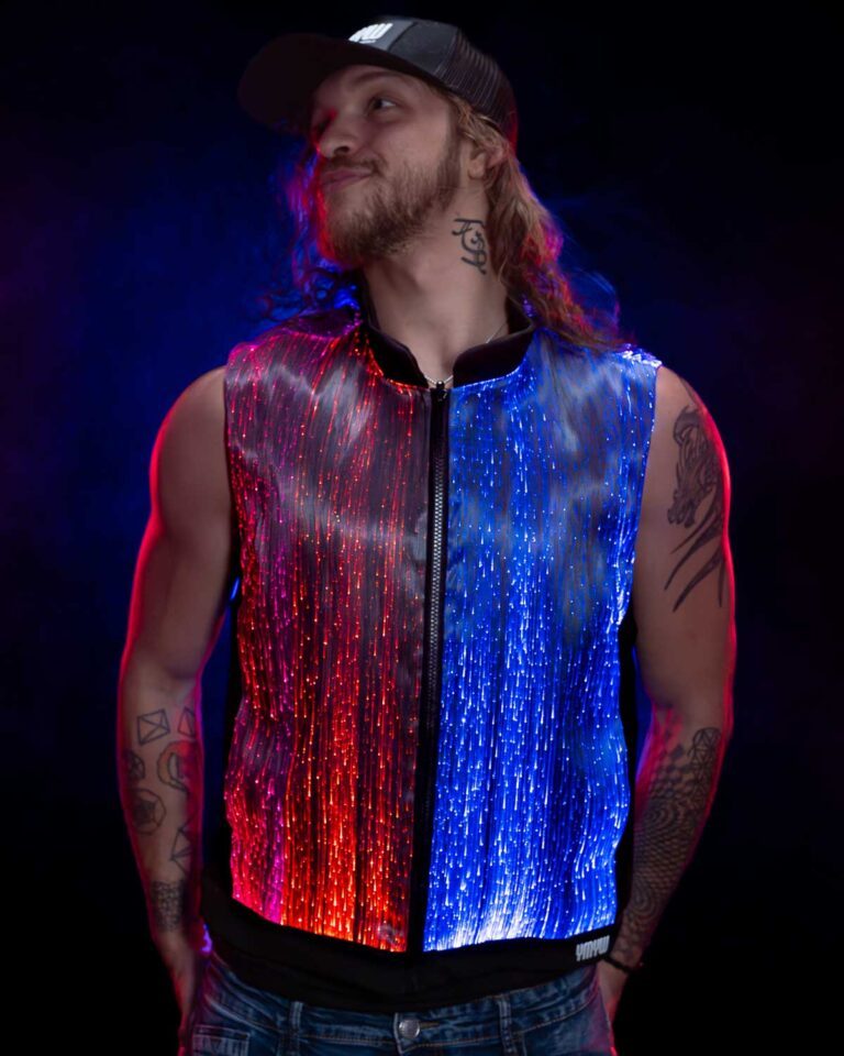 Rave Outfit LED Clothing Vest For Men | Your Mind Your World