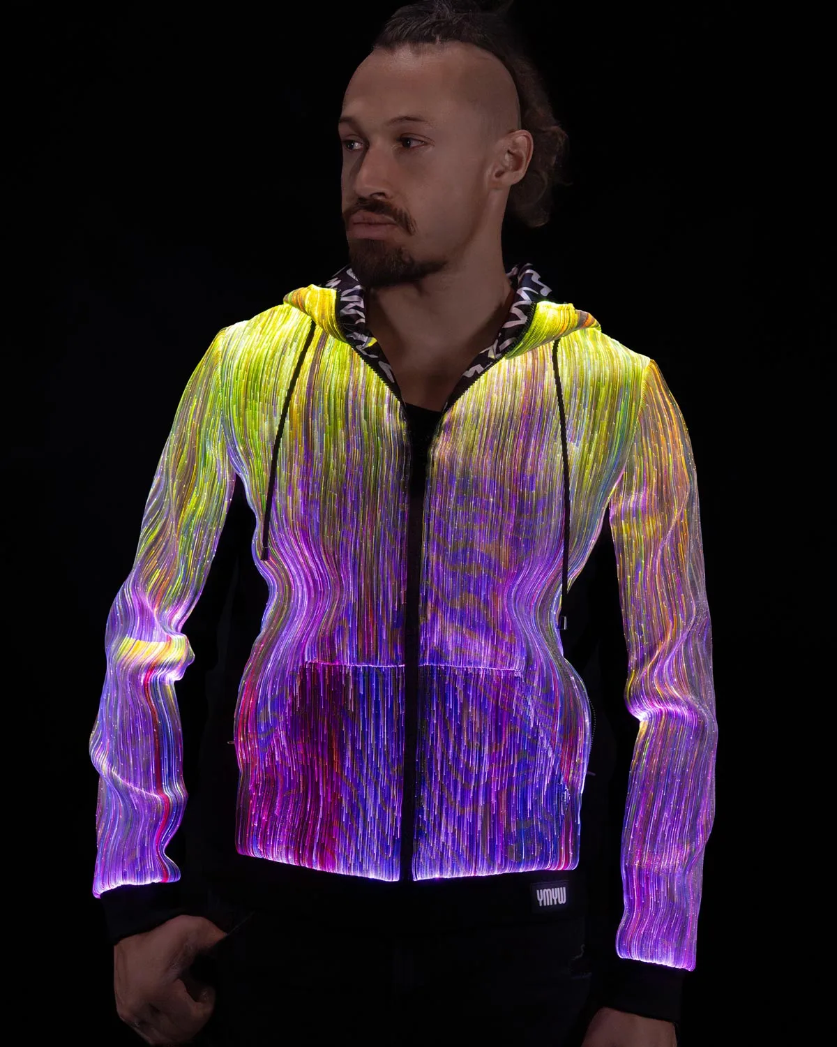 Fiber-Optic-Fabric-Light-Up-Long-Sleeve-Hoodie-Chameleon-X
