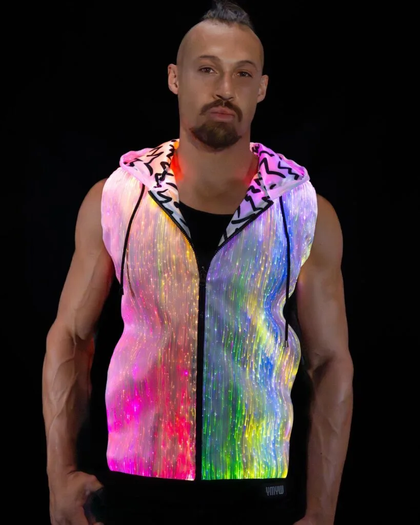 LED-Hoodie-White-Chameleon-X