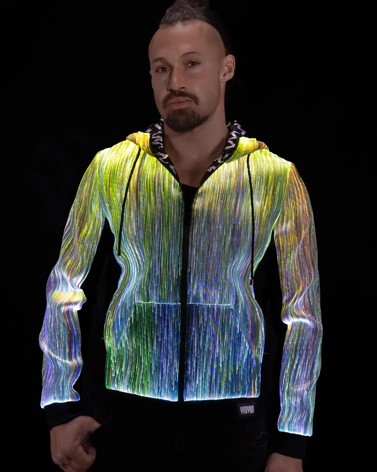 LED-Light-Up-Long-Sleeve-Hoodie-Chameleon-X
