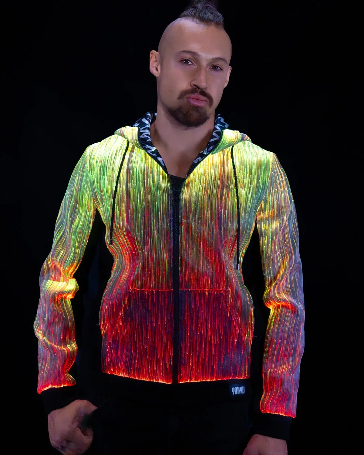 Light-Up-Long-Sleeve-Hoodie-Chameleon-X